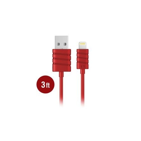 Replacement For Iwalk, Lightning Cable Mfi Version Red